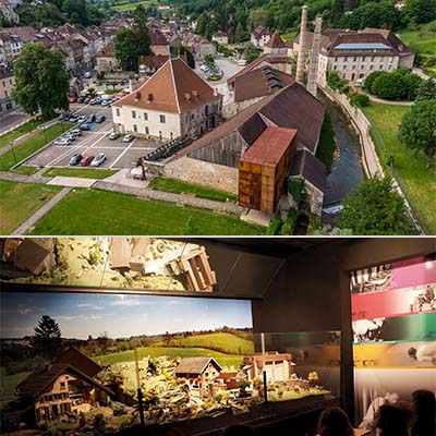 Montage photo pour les programmes scolaires de la Grande Saline de Salins-les-Bains